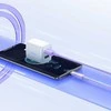 Greitas įkrovimas USB-C Baseus Flash, QC 3.0, Huawei SCP, Samsung AFC, 5A, 1m (žalia)
