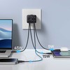 Baseus GAN6 Pro greitas įkroviklis, 2xUSB-C + 2xUSB, 65W (juodas)