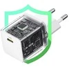 Baseus Sieninis įkroviklis Palm 20W USB-C QC3.0 PD3.0 su USB-C kabeliu 1m, baltas