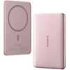 Baseus PicoGo AM41 5000mAh 20W itin plonas „MagSafe“ išorinis akumuliatorius, suderinamas su Baseus paprastu USB-C 60W 30cm laidu - Rožinė