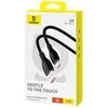 Baseus Pudding serijos 100W USB-A - USB-C kabelis 2m - Juodas