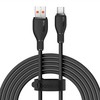 Baseus Pudding serijos 100W USB-A - USB-C kabelis 2m - Juodas