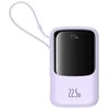 Baseus Qpow Pro+ 10000 mAh 22.5W violetinė
