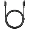 Baseus Silky Şarj Kablo TYPE-C-C 1m-Syh USB cable USB C Juodas