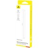 Baseus „Smooth Writing Stylus“ įkrovimo dėklas su Baseus paprastu USB-C 3A kabeliu, 30 cm - baltos spalvos