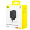 Baseus Travel Charger Cube Quick Charger C+U+U, 30W, Juodas EU (P10111402113-00)