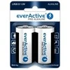 Alkaline batteries everActive Pro Alkaline LR20 D - blister card 2 pieces