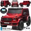 Jokomisiada Baterija varomas automobilis Mercedes G class 63 AMG 4x4 Panel Radio 2 asm PA0309