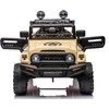 Akumuliatorinis automobilis vaikams Jokomisiada Toyota FJ CruiserHilux PA0301 | spalva: smėlio