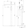 Laisvai pastatomas vonios maišyt Invena Glamour BW-02-W01-V