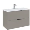 Bathroom cabinet with sink Elita Astra. pilkas. 40.5x80x53
