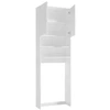 Bathroom small cabinet Deftrans Pik B60. baltas. 25x64x189