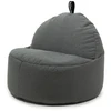 Beanbag SoSoft Round XL Teddy. pilkas