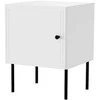 Cama Meble Bedside table 2 pcs PALAZZO BIS 45x39xH59 baltas matt