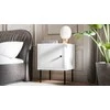 Cama Meble Bedside table 2 pcs PALAZZO BIS 45x39xH59 baltas matt