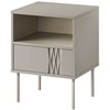 Cama Meble Bedside table 2 pcs. TRESSE 44x40x53 cashmere matt