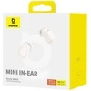 Belaidės ausinės Baseus Bowie WM02 TWS Bluetooth 5.0 OS - Baltos
