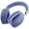 Guess Bluetooth on-ear ausinės GUBHK1GCTCSU violetinė/violetinė Gcube Metallic Script Logo