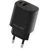 Beline Laidinis įkroviklis 1x USB-C + 1x USB 30W juodos spalvos (only head) PD 3.0 + QC 3.0 BLN2CB30 GaN