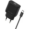Beline Charger 1x USB-C 25W + cableUSB-C juodos spalvos /juodos spalvos PD 3.0 BLNCB25C GaN