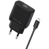 Beline Charger 1x USB-C 30W + lightning cable juodos spalvos /juodos spalvos PD 3.0 BLNCB30L GaN