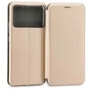 Beline Book Magnetic Poco F6 Pro dėklas telefonui aukso spalvos