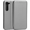 Beline Book Magnetic Sam S23 Plus S916 dėklas telefonui plieno spalvos