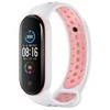 Beline apyrankė Design Mi Band 7/6/5 baltos ir rožinės spalvos