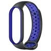 Beline apyrankė Design Mi Band 7/6/5 juodos ir mėlynos spalvos