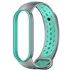 Beline apyrankė Design Mi Band 7/6/5 pilkos ir žalios spalvos