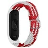 Beline apyrankė Mi Band 7/6/5 Textile red/baltas