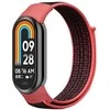 Beline apyrankė Mi Band 9/8 NylonLoop raudonos-juodos spalvos