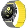 Beline apyrankė Watch 20mm Magnetic pilkos ir geltonos spalvos