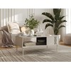Cama Meble TRESSE suolas/stalas 110x60x40 kašmyro matinė spalva