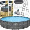 Bestway Visiems sezonams skirtas karkasinis baseinas 610 x 132 cm APX365 su pompa ir kopėčiomis 561KE
