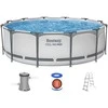 „BestWay Pool Steel Pro MAX“ baseino komplektas, apvalus, 366 x 100 cm