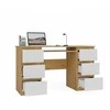 Top E Shop KUBA Desk Artisan Oak/Baltas Set