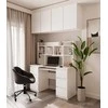 Top E Shop KUBA Desk Set + Extension Piece, Baltas