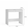 Top E Shop MARINA 2S Desk, Baltas