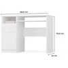 Top E Shop PORTO Left Desk, Baltas