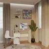 Top E Shop PORTO Left Desk, Baltas