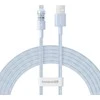 Baseus Gem USB į IP 2.4A greito įkrovimo laidas 2 m Mėlyna