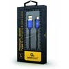 GEMBIRD CC-USB2J-AMCM-1M-BL Gembird Premium džinsai (džinsiniai) Type-C USB laidas su metalinėmis jungtimis, 1m, mėlynas