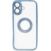 Dėklas Oem Case for iPhone 17 Glam mėlynas