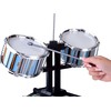 Jokomisiada Children's drum set 5 drums + stool included - mėlynas design IN0182