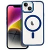 OEM dėklas, skirtas „iPhone 14 Color Edge Mag Cover“, suderinamas su „MagSafe“ mėlynas