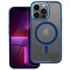 OEM dėklas, skirtas iPhone 13 PRO, spalvotas kraštas, MagSafe dėklas, mėlynas