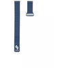 Mėlyna Connect hibrīdā ādas-silīcija magnētiskā cilpa siksna 22mm (M/L 130mm) Midnait Mėlyna