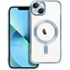 OEM dėklas, skirtas iPhone 13, Electro Mag dėklas, suderinamas su MagSafe mėlynas