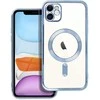 OEM dėklas, skirtas „iPhone 11“ su „Electro Mag“ dangteliu, suderinamas su „MagSafe“ mėlynas